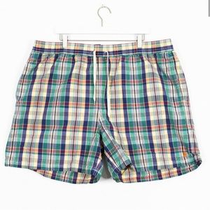 Polo Ralph Lauren Plaid Swim Trunks Men’s Size 3XB